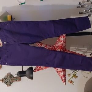 Super cute purple skinny lowrise pants
